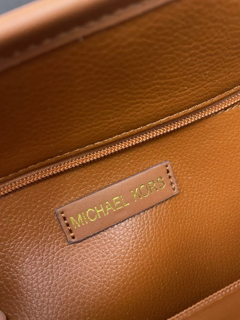 Michael Kors Brown Leather Tote Bag H02052 35cm - Image 9