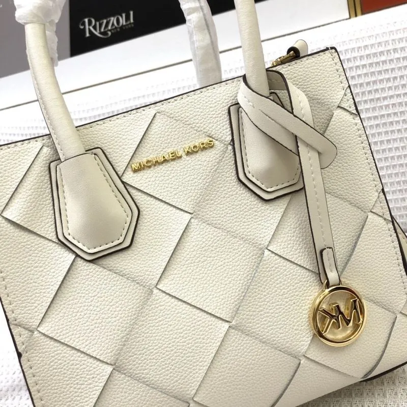 Michael Kors White Tote Handbag 2028 - Image 4