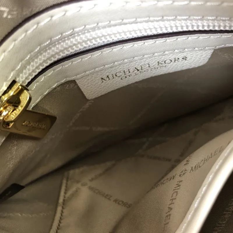 Michael Kors White Tote Handbag 2028 - Image 9