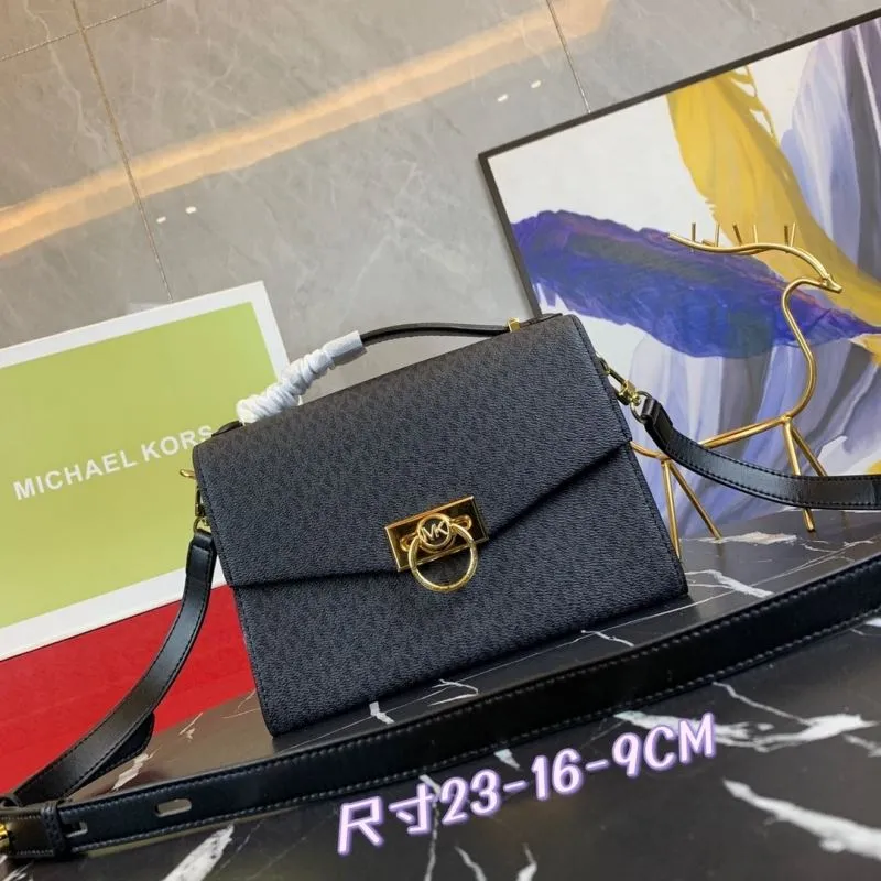 Michael Kors Black Crossbody Handbag 23-16-9CM