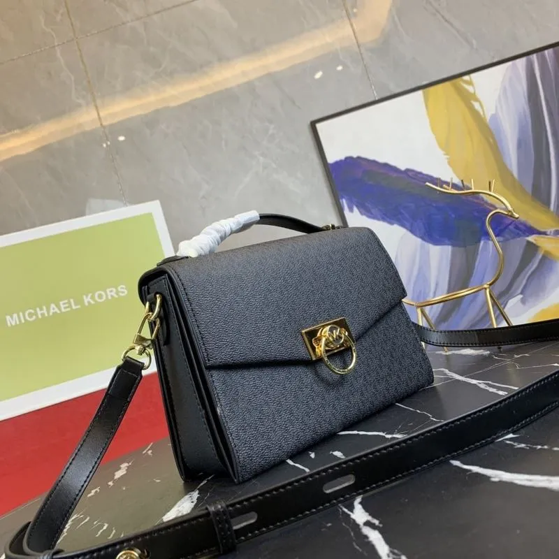 Alternative view of Michael Kors Black Crossbody Handbag 23-16-9CM