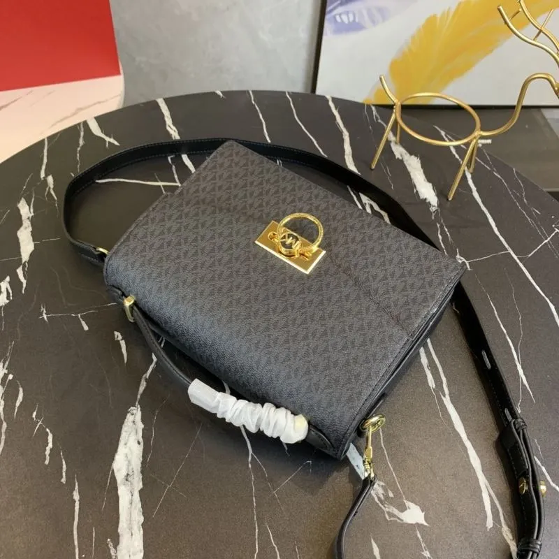 Michael Kors Black Crossbody Handbag 23-16-9CM - Image 4