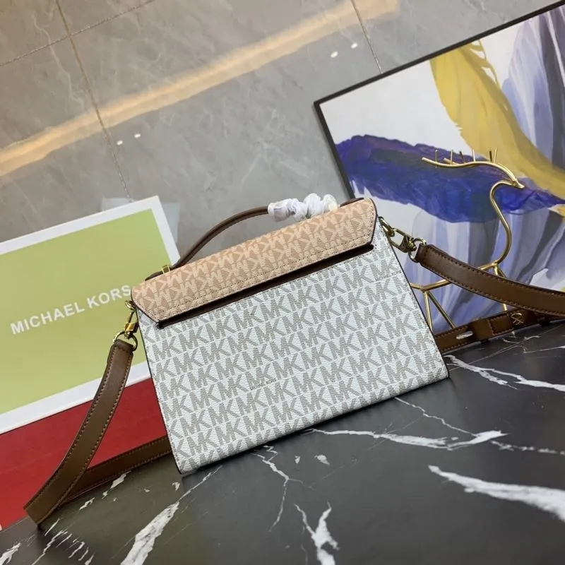 Michael Kors Monogram Handle Crossbody Handbag - Image 3