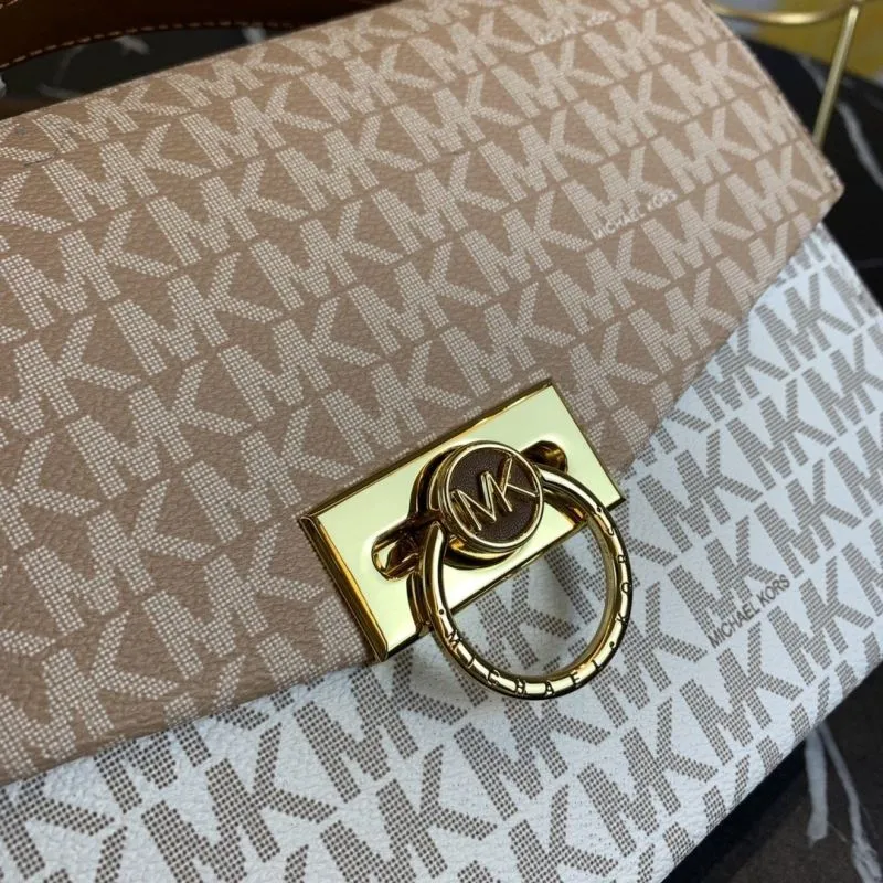 Michael Kors Monogram Handle Crossbody Handbag - Image 5