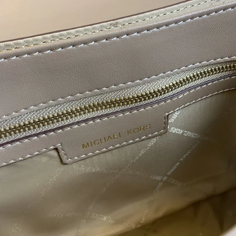 Michael Kors Brown Monogram Crossbody Handbag - Image 9
