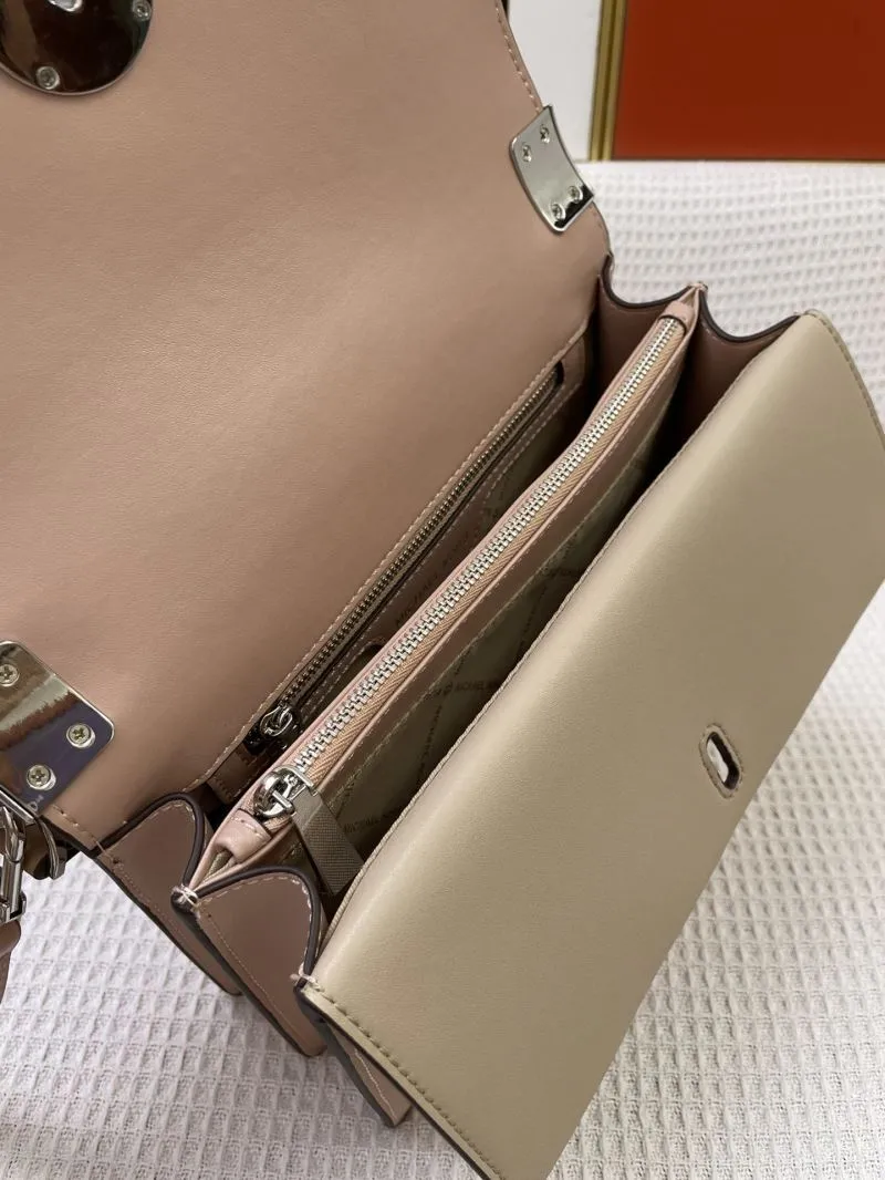 MK Two Tone Handbag H21038 25cm Crossbody Bag - Image 8