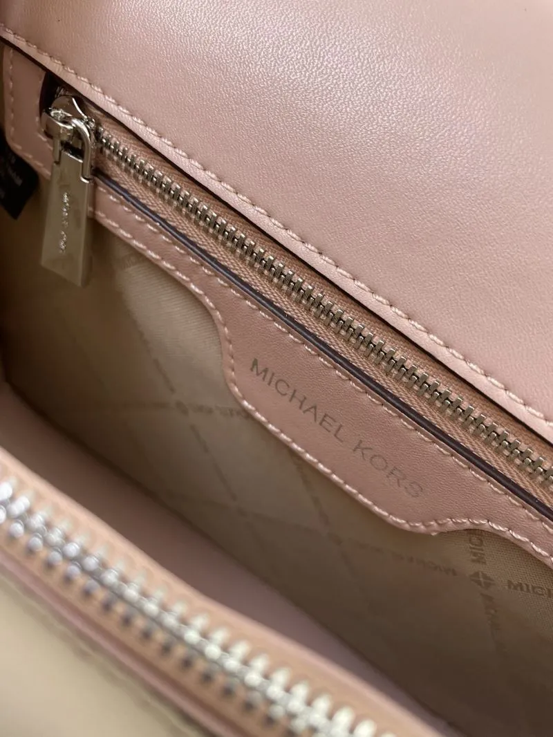 MK Two Tone Handbag H21038 25cm Crossbody Bag - Image 9