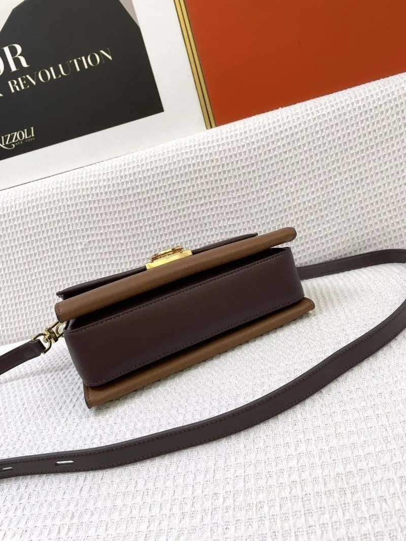 MK Two-Tone Leather Handbag H9657 24CM - Image 7