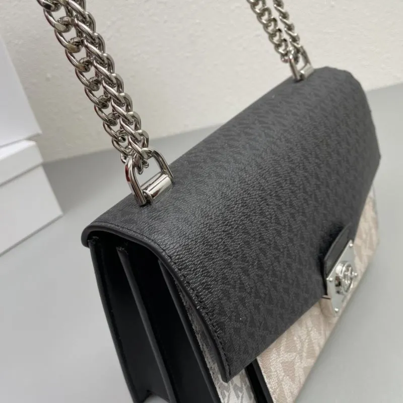 Michael Kors Monogram Satchel Bag Size 23cm H2062 - Image 6
