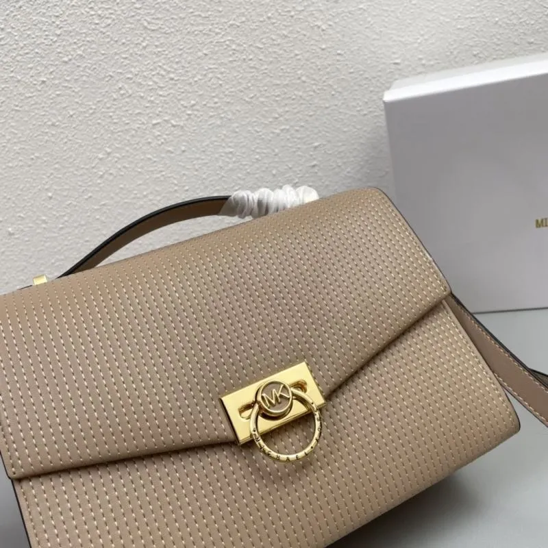 Michael Kors J8278 Taupe Satchel Bag 25cm - Image 4