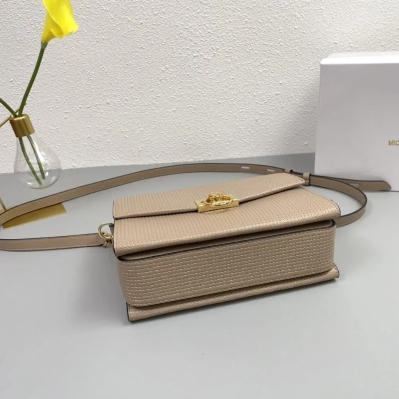 Michael Kors J8278 Taupe Satchel Bag 25cm - Image 7