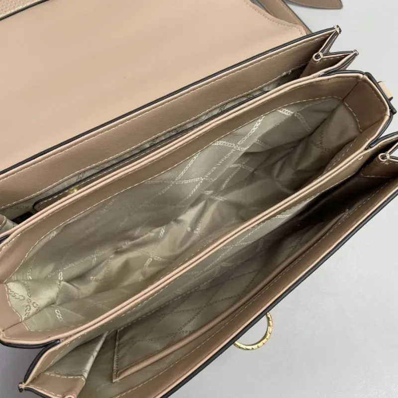 Michael Kors J8278 Taupe Satchel Bag 25cm - Image 8