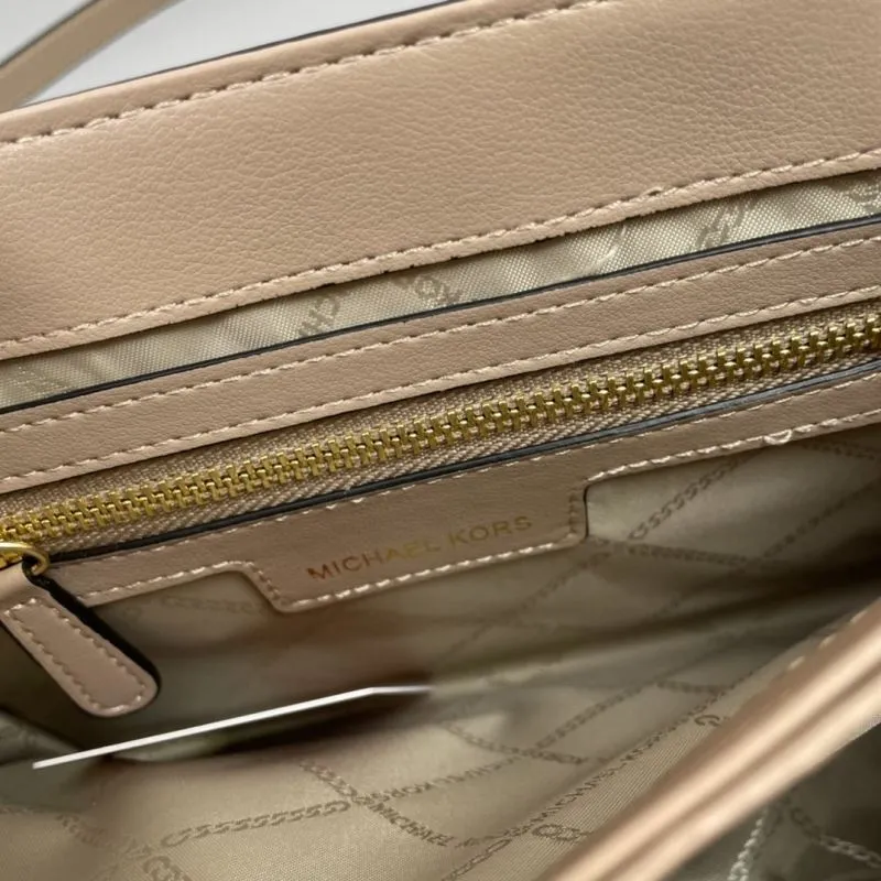 Michael Kors J8278 Taupe Satchel Bag 25cm - Image 9