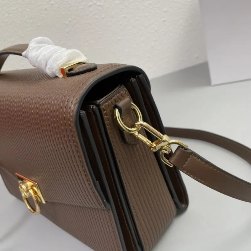 Michael Kors Brown Satchel Bag J8278 25cm - Image 5