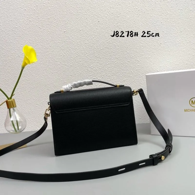 Michael Kors Black Satchel Bag J8278 25cm - Image 3