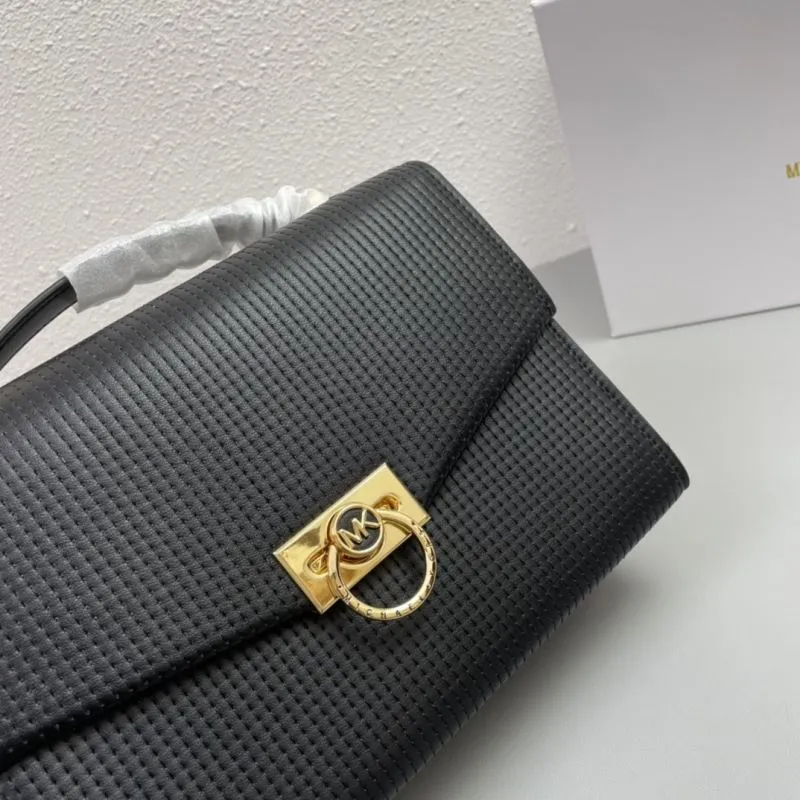 Michael Kors Black Satchel Bag J8278 25cm - Image 4