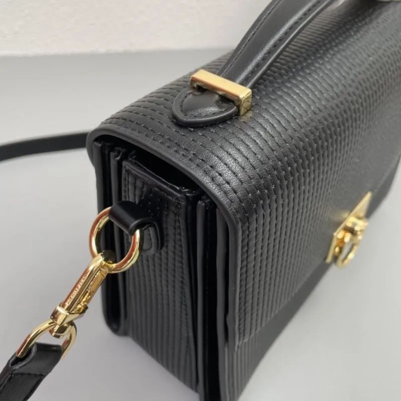 Michael Kors Black Satchel Bag J8278 25cm - Image 5
