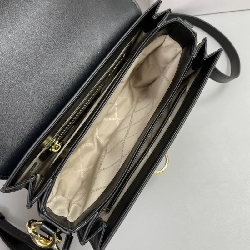 Michael Kors Black Satchel Bag J8278 25cm - Image 9