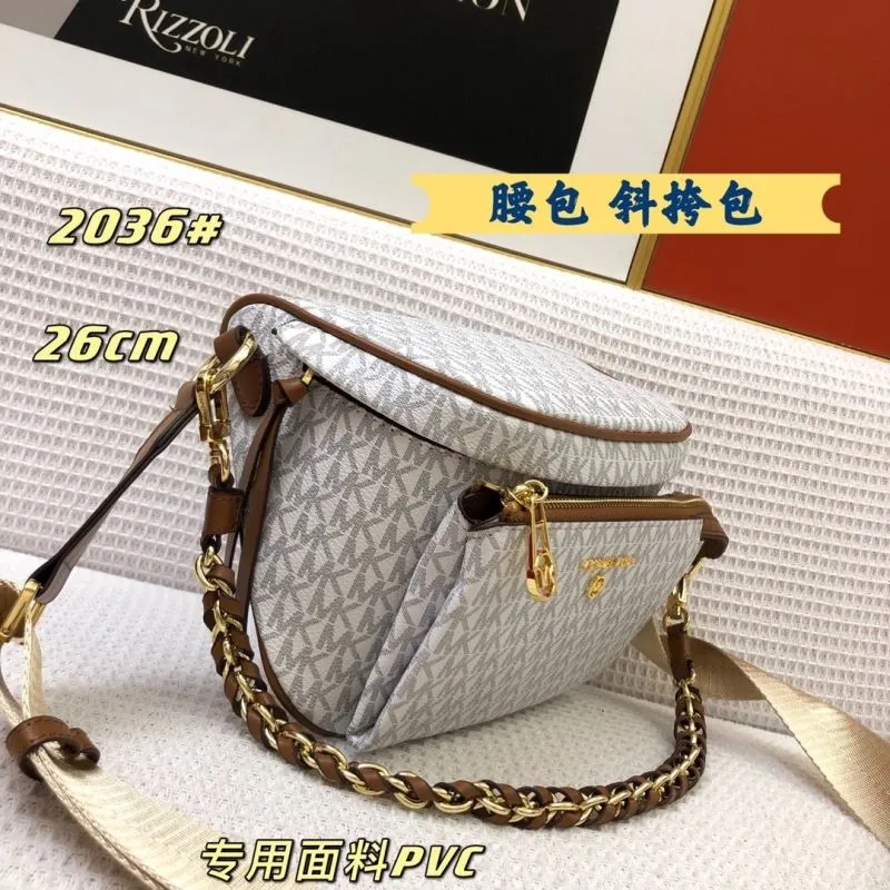 Michael Kors 2036 PVC Waist Crossbody Bag - Image 3