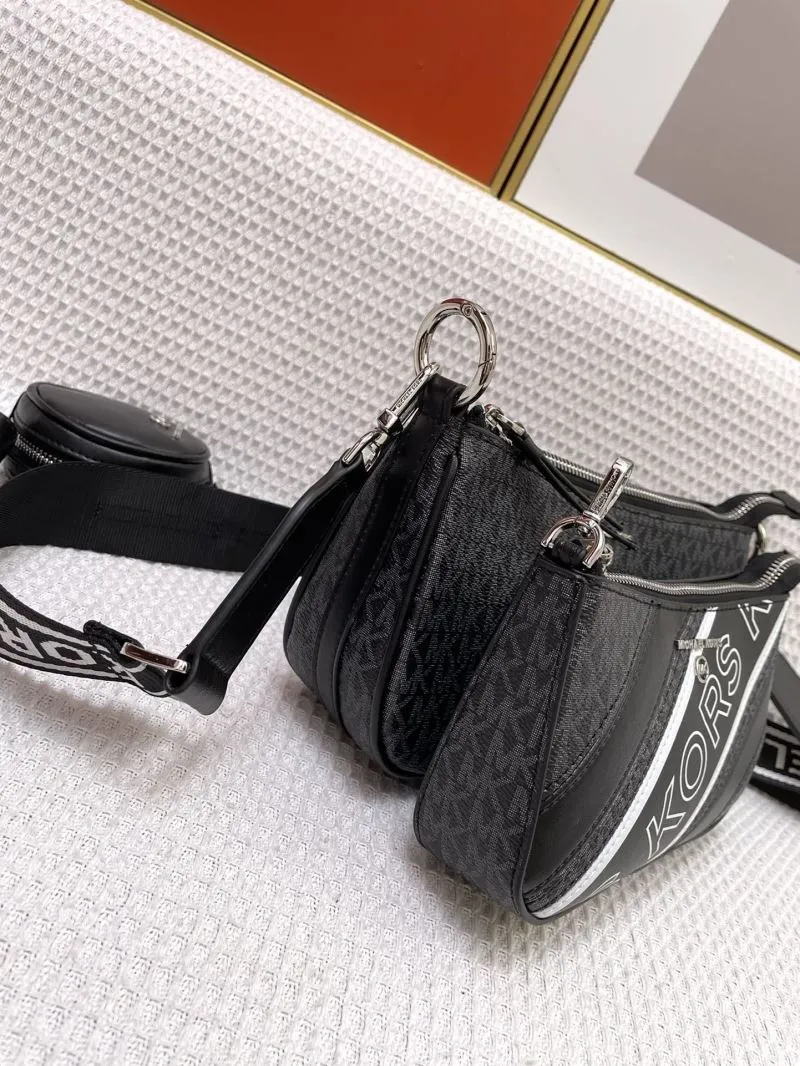 Michael Kors H2105 4-Piece Black Crossbody Bag Set - Image 6