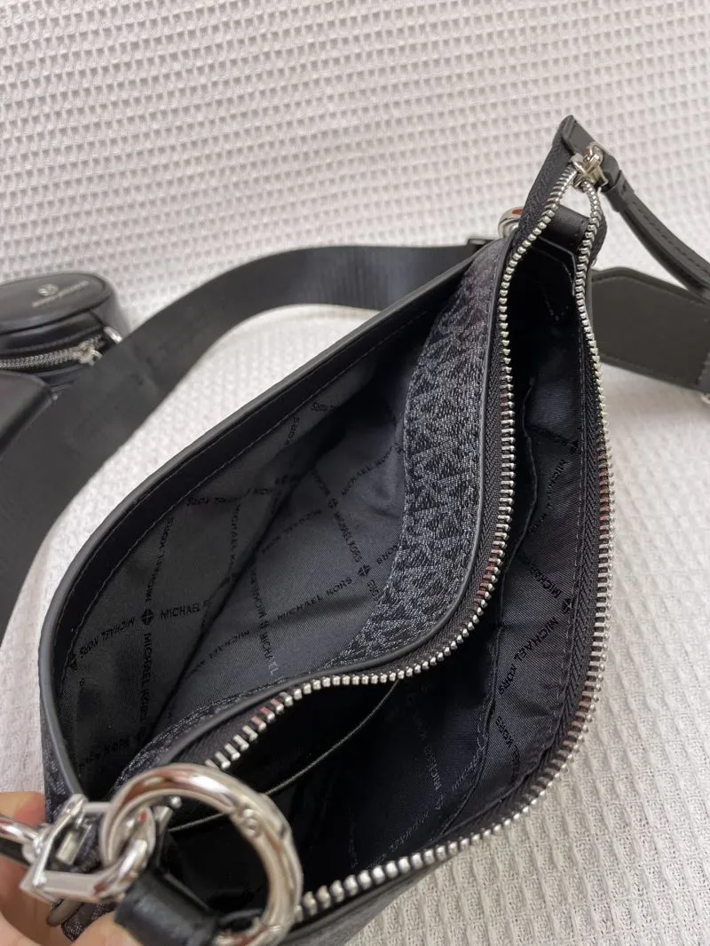 Michael Kors H2105 4-Piece Black Crossbody Bag Set - Image 9
