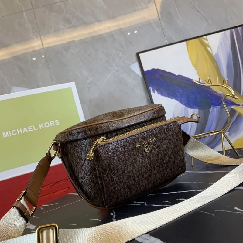 Alternative view of Michael Kors Brown Crossbody Satchel Bag 26-15-10cm