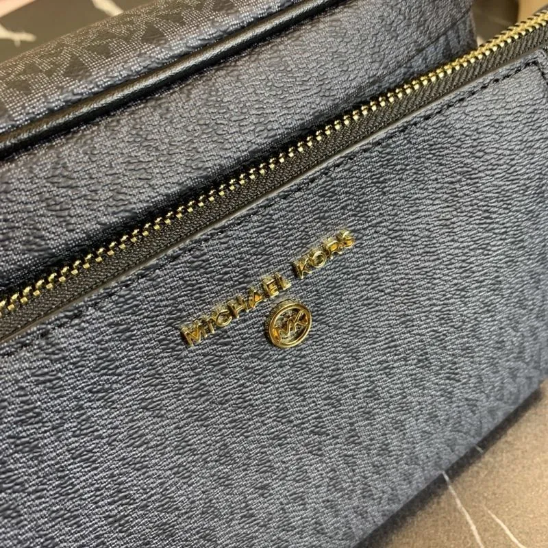 Michael Kors Black Satchel Crossbody Bag - Image 5