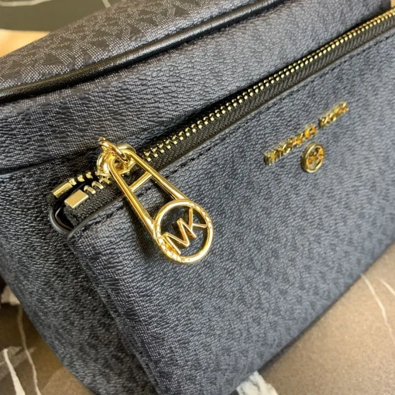 Michael Kors Black Satchel Crossbody Bag - Image 6