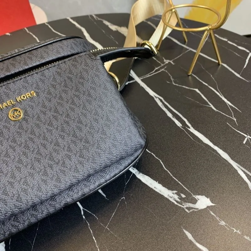 Michael Kors Black Satchel Crossbody Bag - Image 7