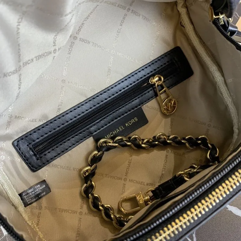 Michael Kors Black Satchel Crossbody Bag - Image 8