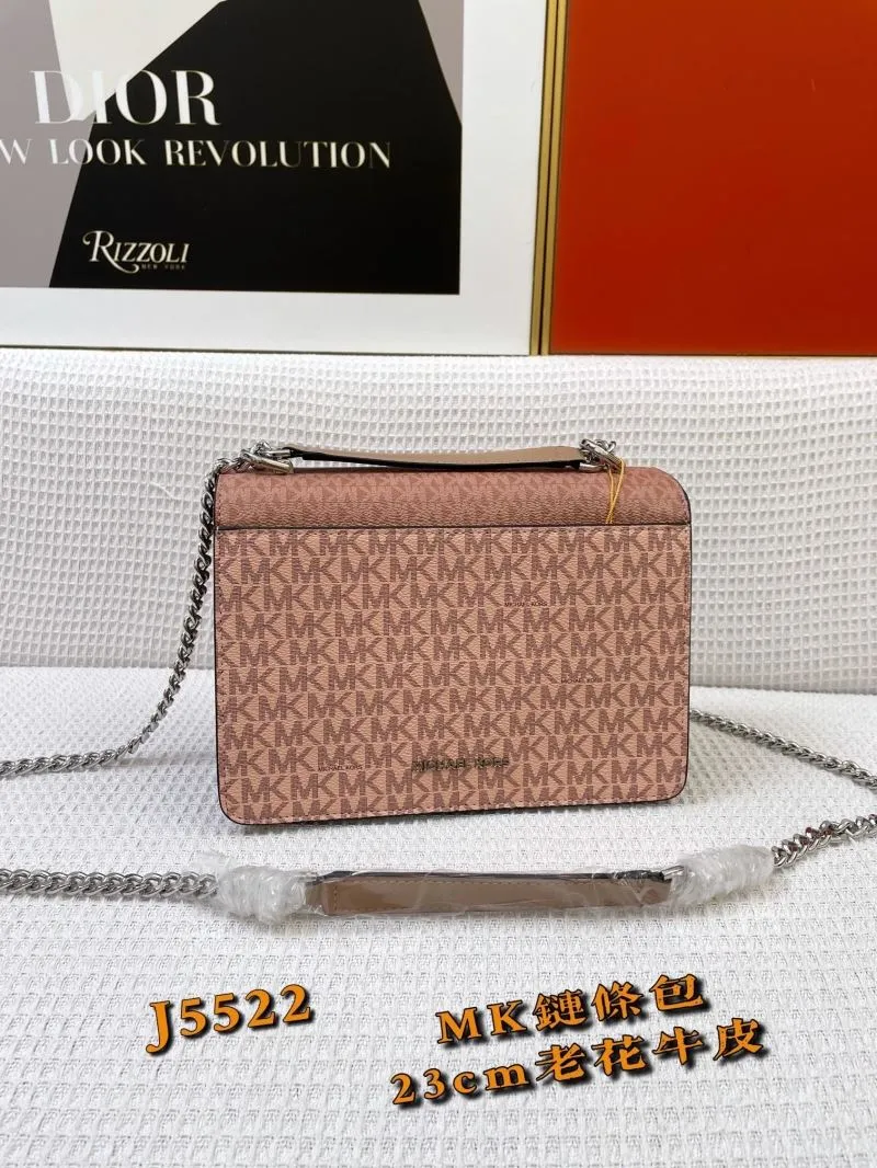 Alternative view of Michael Kors J5522 Pink 23cm Chain Crossbody Bag