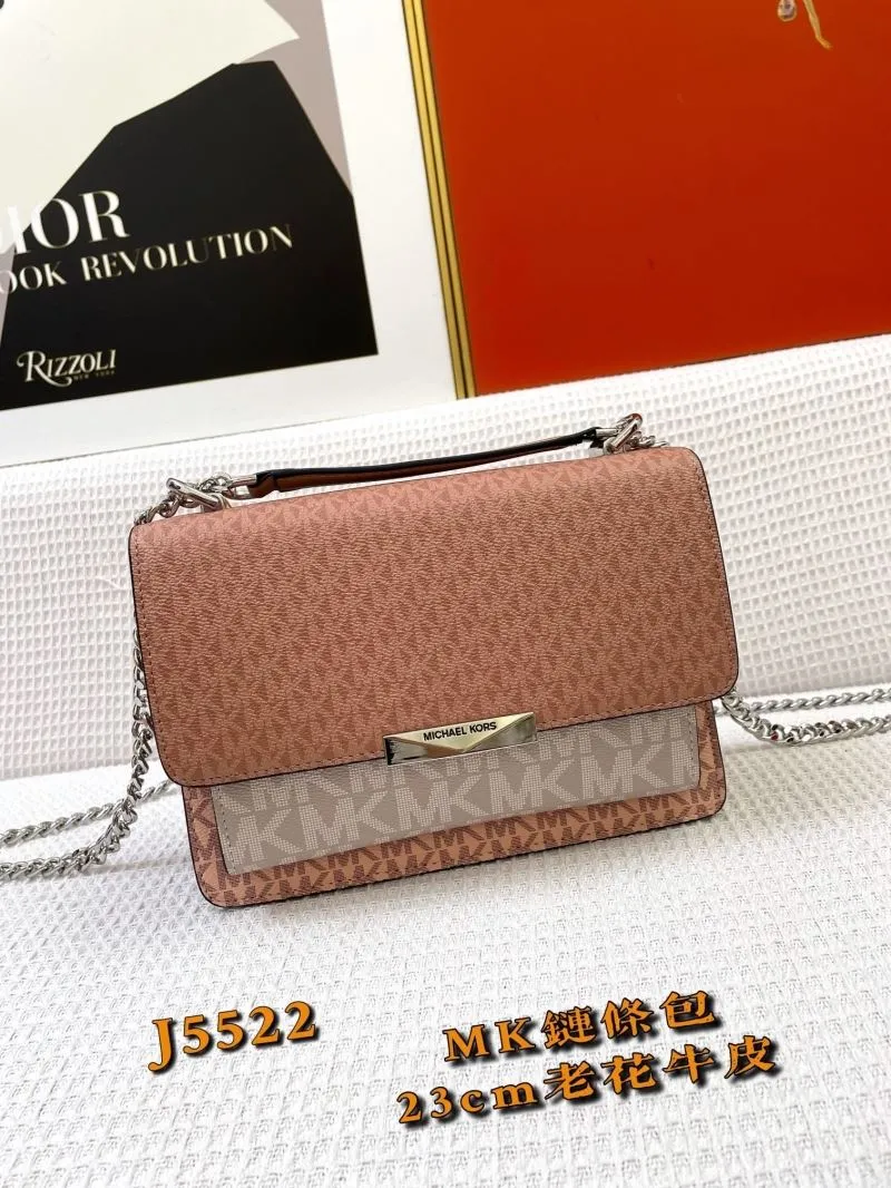Michael Kors J5522 Pink 23cm Chain Crossbody Bag - Image 3