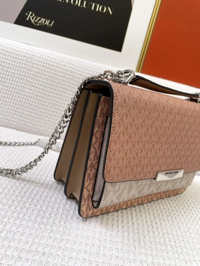 Michael Kors J5522 Pink 23cm Chain Crossbody Bag - Image 6