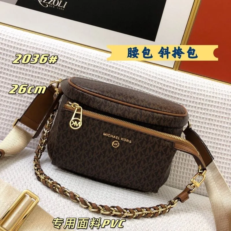 Alternative view of Michael Kors Brown Waist Bag 2036 Size 26cm