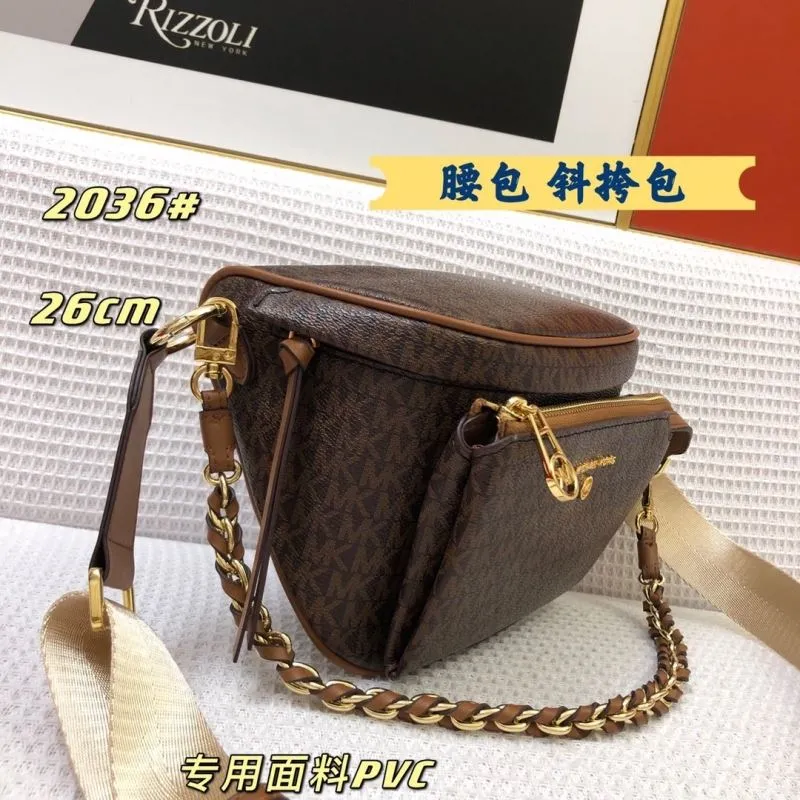 Michael Kors Brown Waist Bag 2036 Size 26cm - Image 3
