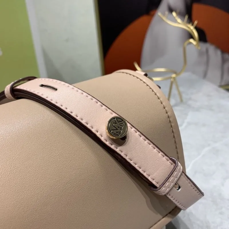 Michael Kors Beige White Satchel Crossbody Bag - Image 6