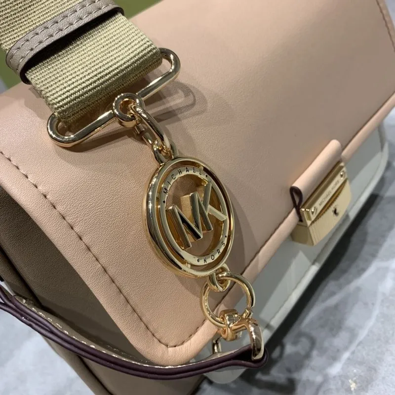 Michael Kors Colorblock Crossbody Satchel Bag 24-16-9cm - Image 5