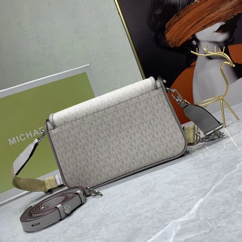 Michael Kors Gray Crossbody Satchel Bag - Image 3