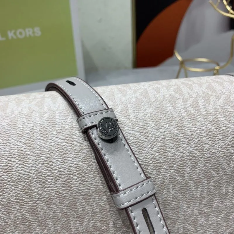 Michael Kors Gray Crossbody Satchel Bag - Image 6