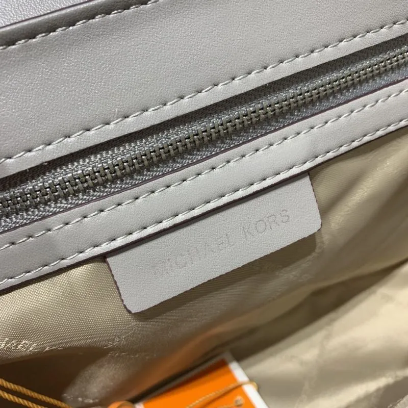 Michael Kors Gray Crossbody Satchel Bag - Image 9
