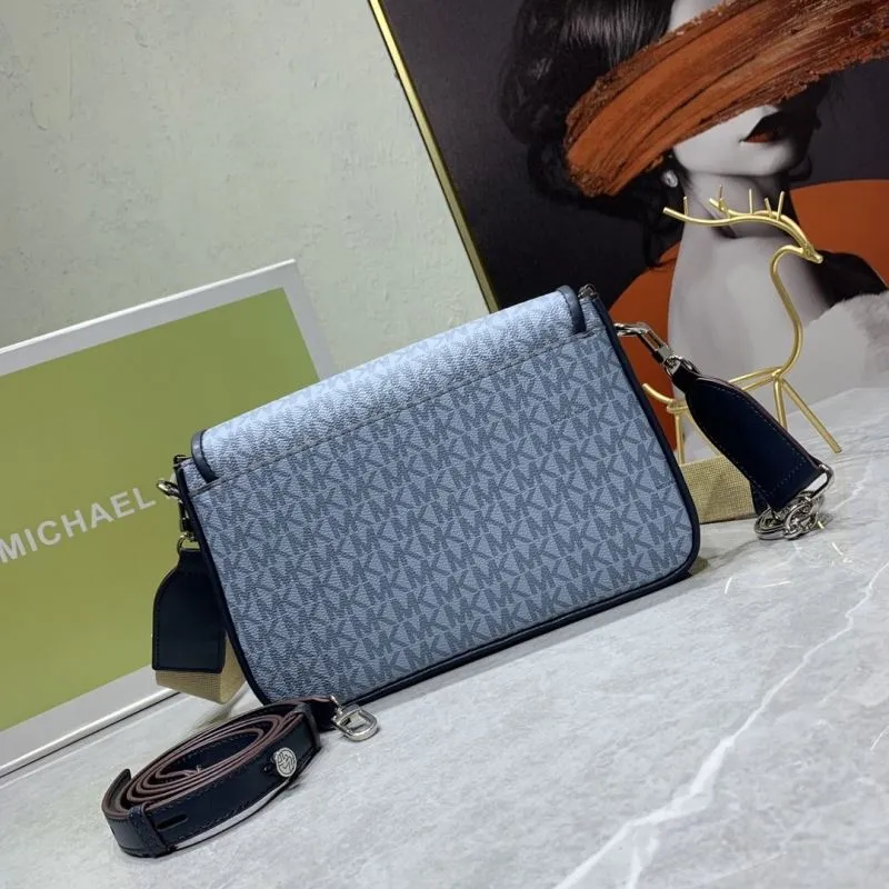 Michael Kors Light Blue Satchel Crossbody Bag 119 - Image 3