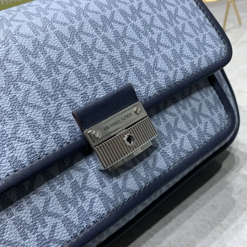 Michael Kors Light Blue Satchel Crossbody Bag 119 - Image 4