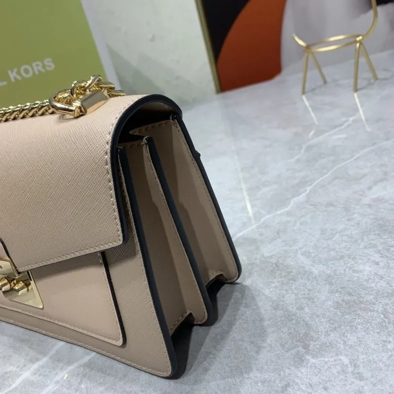 Michael Kors Beige Crossbody Satchel Bag 23-14-9cm - Image 6