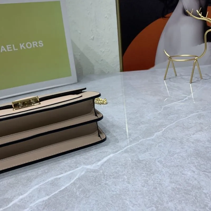 Michael Kors Beige Crossbody Satchel Bag 23-14-9cm - Image 7