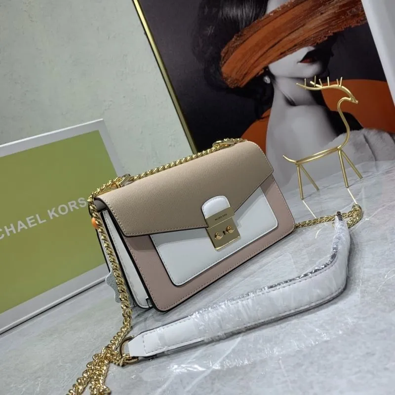 Alternative view of Michael Kors Color Block Satchel Crossbody Bag 23cm