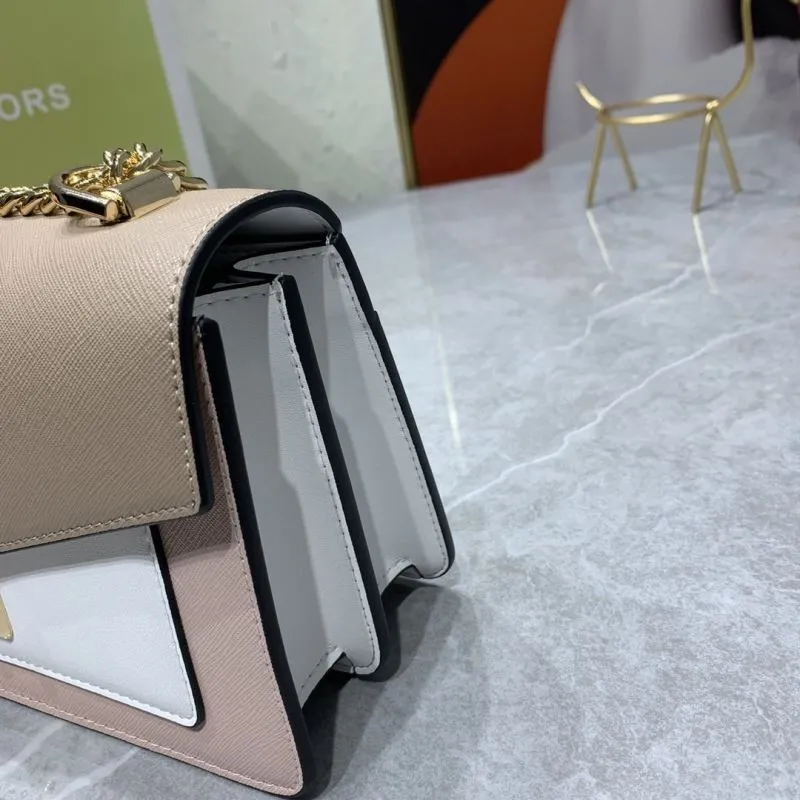 Michael Kors Color Block Satchel Crossbody Bag 23cm - Image 6