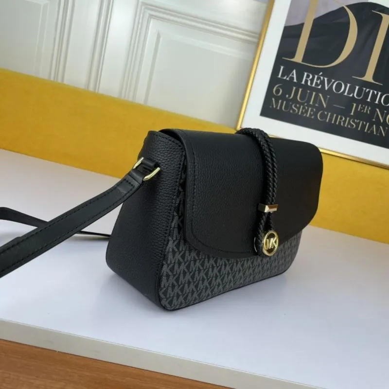 Michael Kors Black Satchel Crossbody Bag 131 - Image 3