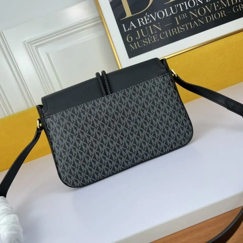 Michael Kors Black Satchel Crossbody Bag 131 - Image 4