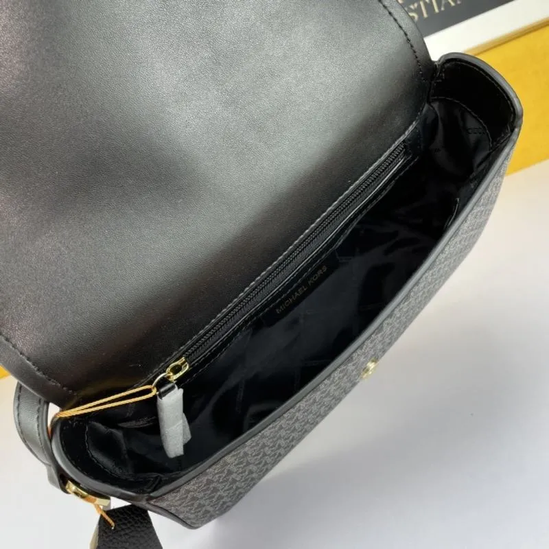 Michael Kors Black Satchel Crossbody Bag 131 - Image 7