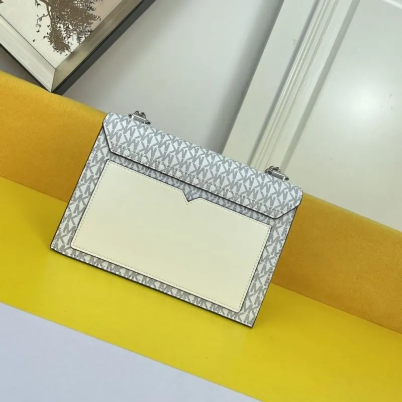 MK White Monogram Satchel Bag 137 - Image 3